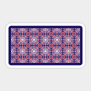 Ajrakh Pattern Sticker